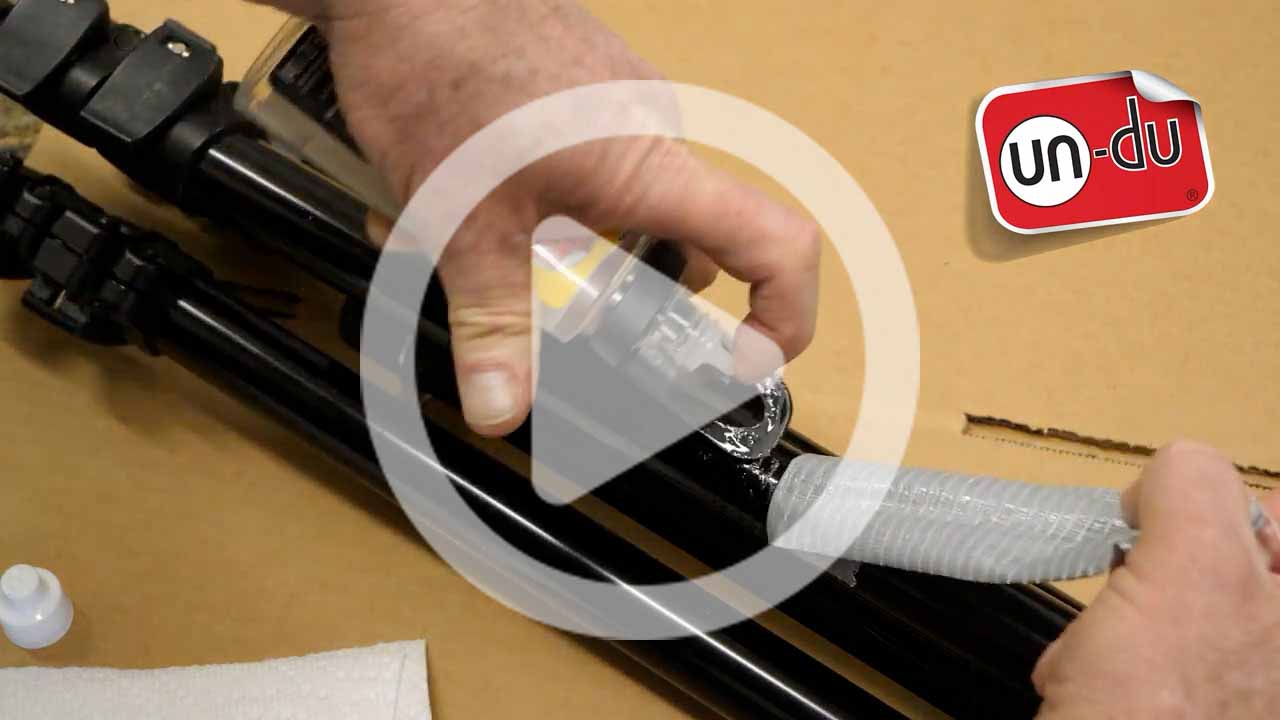 How to remove duct tape from a camera tripod