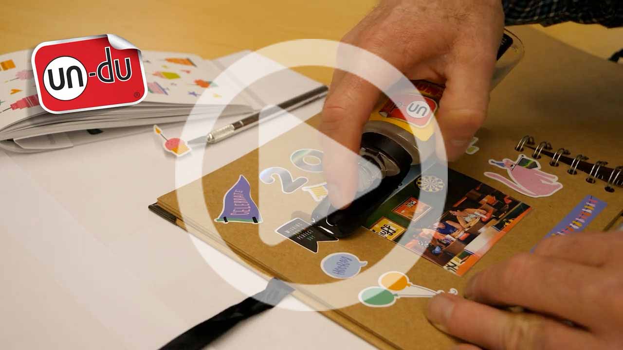 How to remove sticker from a scrapbook
