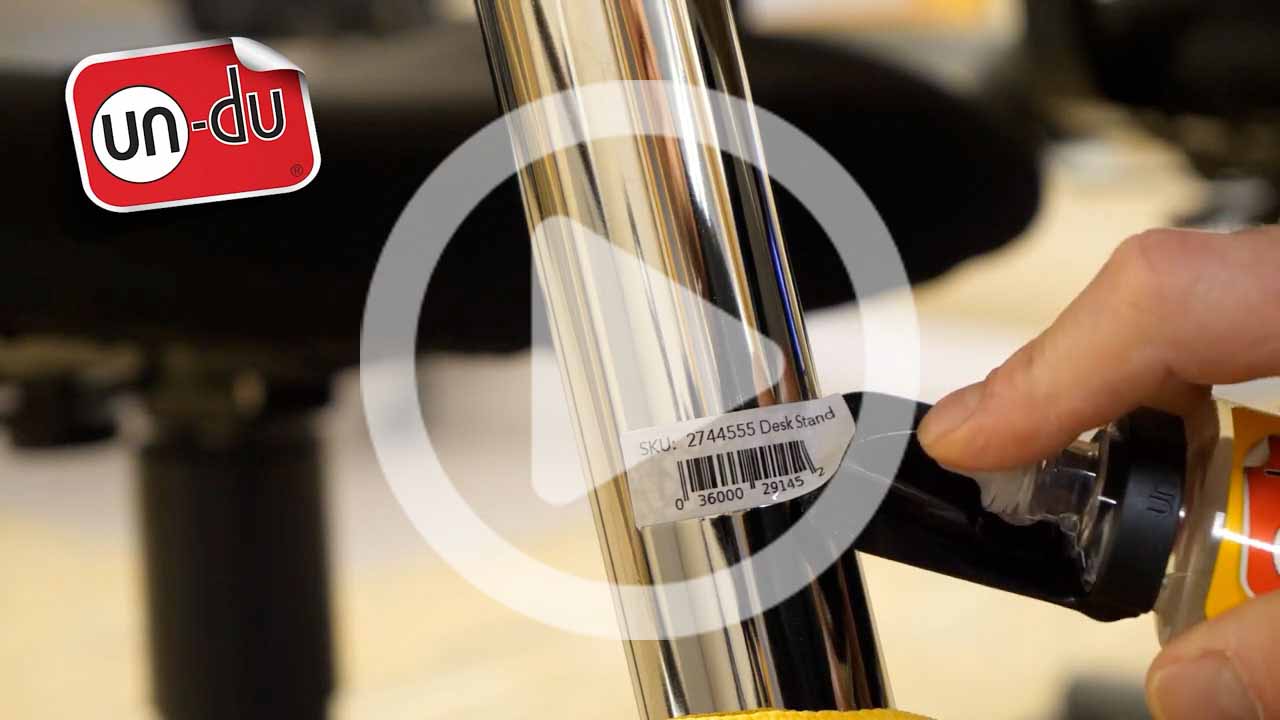 How to remove stickers, tapes and labels from furniture